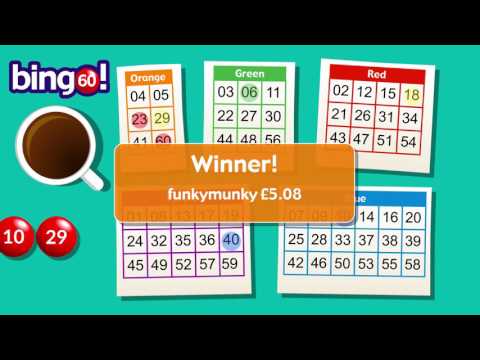 bingo 60 - the game with five chances to win